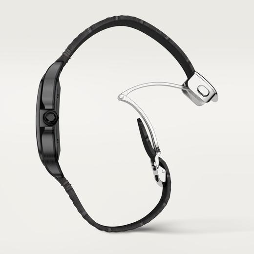 卡地亚 Cartier Santos de Cartier腕表 大号 精钢与ADLC碳镀层 自动上链 WSSA0039 商品图4
