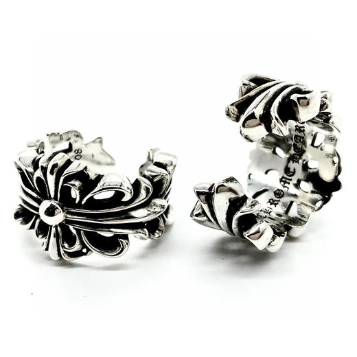 𝐂𝐡𝐫𝐨𝐦𝐞 𝐡𝐞𝐚𝐫𝐭𝐬 克罗心鸢尾花戒 商品图4