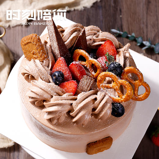 【感恩节】巧克力城堡 鲜果奶油戚风蛋糕 商品图4