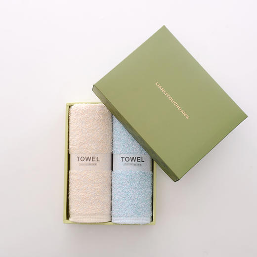 炫彩长绒棉双毛巾礼盒 商品图1