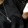 Chrome hearts 十字架羽毛套链 商品缩略图3