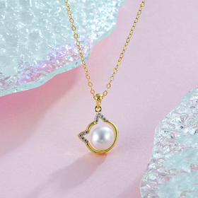 子佩集S925银珍珠套链【XXTL077】项链镀金2211