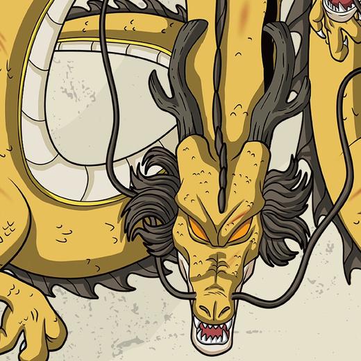 收藏系列《猛龙过江》 潮流艺术版画 限量999版 52.5*72.5cm 商品图3