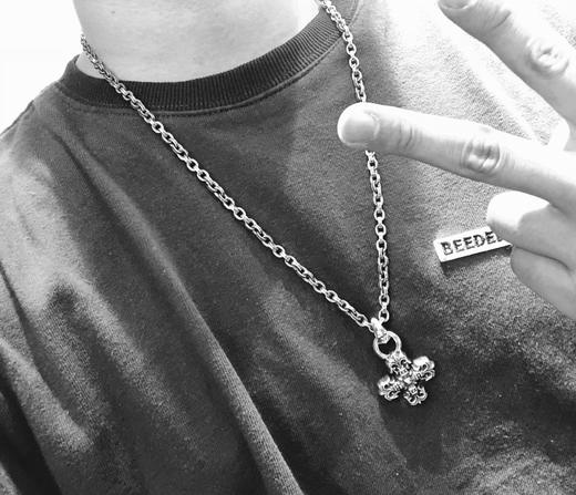 chrome hearts 小火焰十字花项链 商品图0