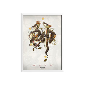 收藏系列《帅气逼人》 潮流艺术版画 限量99版 52.5*72.5cm