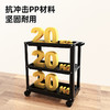 得力塑料三层工具车(黑） 商品缩略图1