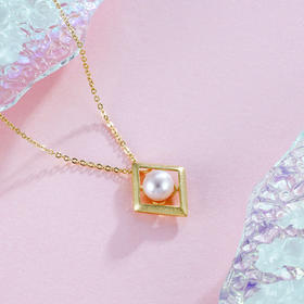 子佩集S925银珍珠套链项链【XXTL106】金镀金2211