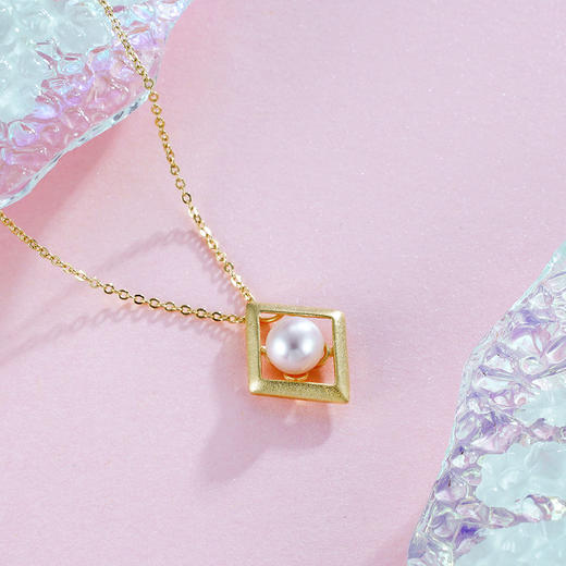 子佩集S925银珍珠套链项链【XXTL106】金镀金2211 商品图0