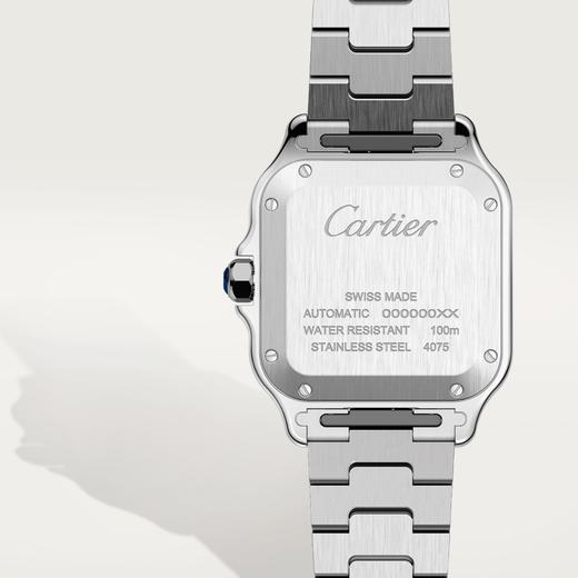 卡地亚 Cartier Santos de Cartier腕表 中号 精钢 自动上链 WSSA0029 商品图3