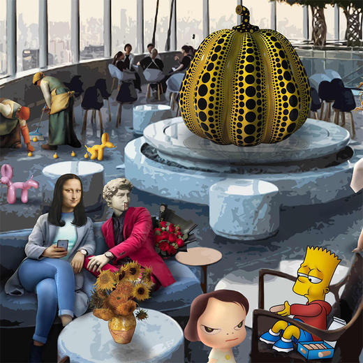 收藏系列《云端》 潮流艺术版画 限量199版 52.5*72.5cm 商品图2