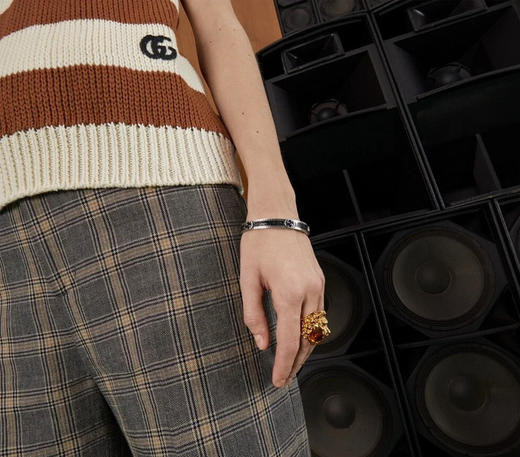 Gucci 古驰  黑珐琅手镯 商品图5