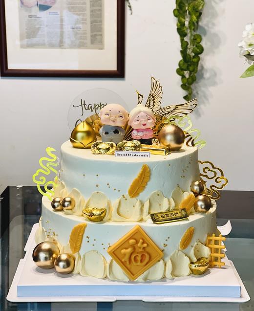 双层 寿星款NO.2（两位老人）（需要打车配送下楼取货） 商品图0