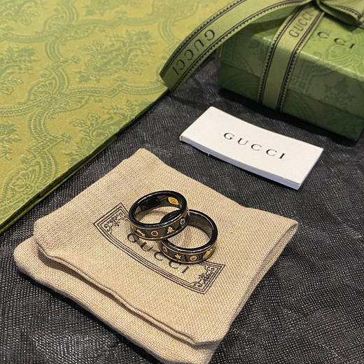 𝐆𝐮𝐜𝐜* Lcon 陶瓷戒指 商品图1