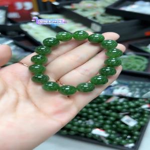 碧玉单圈-黑点少12mm 商品图0