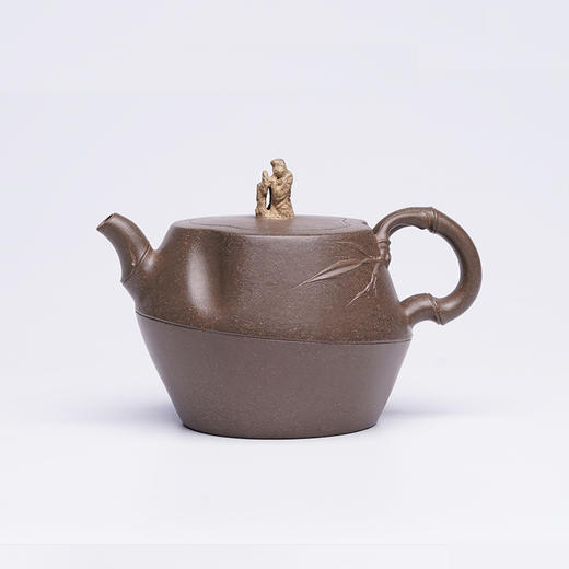 龙德堂陶艺 徐飞制 《竹·悟》泥料原矿青段 320cc 库存请咨询客服 商品图4