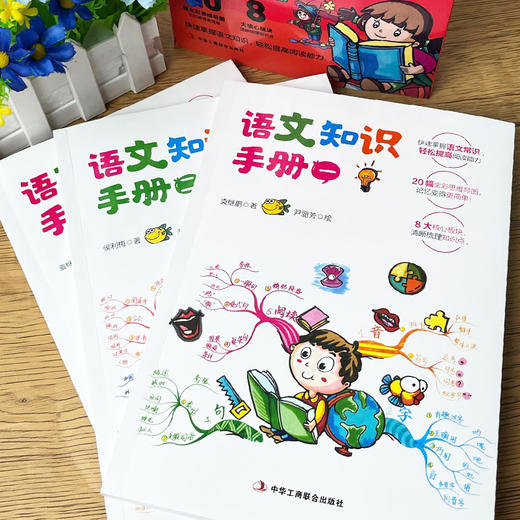 【6-12岁】《语文知识手册》 漫画思维导图版（全3册）  针对不同学段的学习与教学   拿来就用的语文知识手册 商品图7