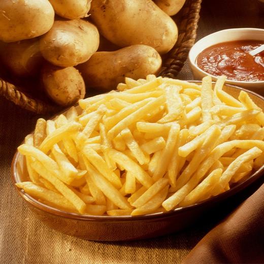 薯条  2kg  1/4” （细）3/8’’（粗）冷冻裹粉薯条 油炸小吃半成品休闲零食下午茶 商品图3