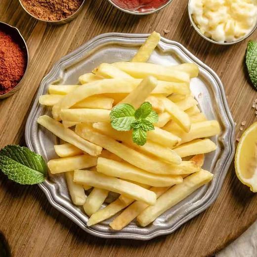 薯条  2kg  1/4” （细）3/8’’（粗）冷冻裹粉薯条 油炸小吃半成品休闲零食下午茶 商品图4