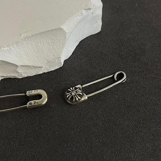 𝐂𝐡𝐫𝐨𝐦𝐞 𝐡𝐞𝐚𝐫𝐭𝐬克罗心  环形别针 商品图6