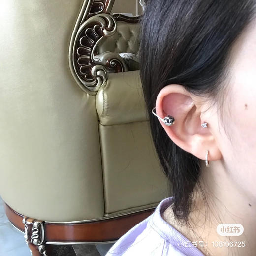 𝐂𝐡𝐫𝐨𝐦𝐞 𝐡𝐞𝐚𝐫𝐭𝐬克罗心  mini别针耳钉 商品图2