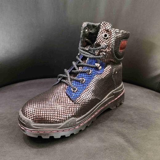 lfgj BB009英伦风休闲高帮运动厚底防滑马丁靴女棉鞋 商品图0