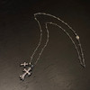 𝐂𝐡𝐫𝐨𝐦𝐞 𝐡𝐞𝐚𝐫𝐭𝐬 克罗心粉钻大小十字架项链 商品缩略图5