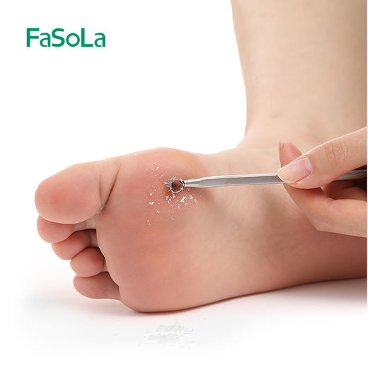 FaSoLa不锈钢双面搓脚器锉脚板锉去死皮去老茧工具磨脚石 商品图4