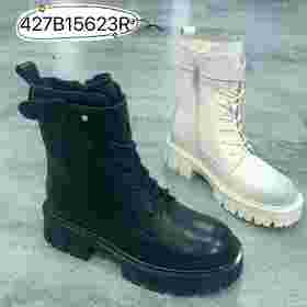 新品贴皮厚绒贴皮厚底马丁靴佰禾尚品427B15623