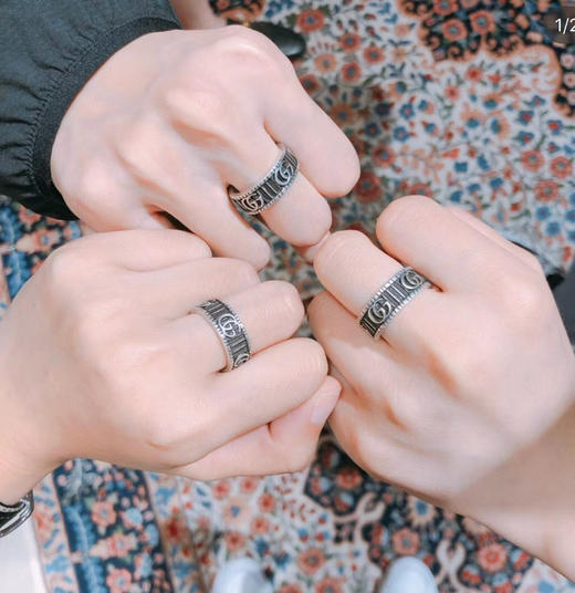 Gucci古驰  双G齿轮戒 商品图2