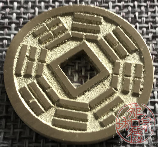 中国当代工艺民俗钱币 铜钱 花钱 压胜钱 吉语钱 福寿康宁 八卦 商品图2