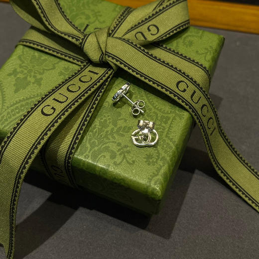 Gucci古驰   双G互扣耳钉 商品图4