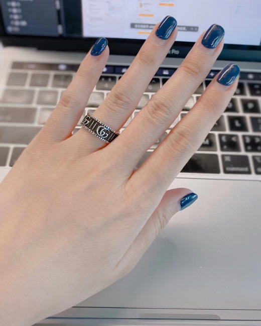 Gucci古驰  双G齿轮戒 商品图0