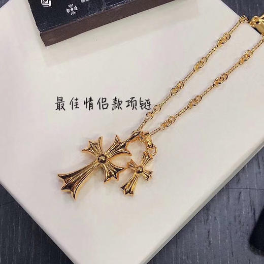 22K金zui热门的十字项链 商品图4