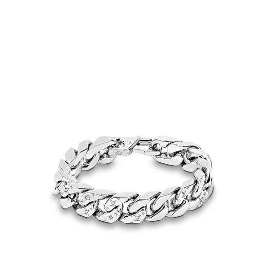 Louis Vuitton LV Chain Links 钢制金属logo项链 商品图1