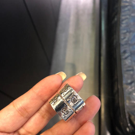 𝐆𝐮𝐜𝐜• Ghost纯银戒指9mm 商品图3