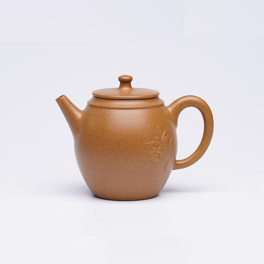 龙德堂陶艺 汤宣武《十二月花神·彩蝶纷飞（七月凤仙花》金砂段 280cc 商品图4