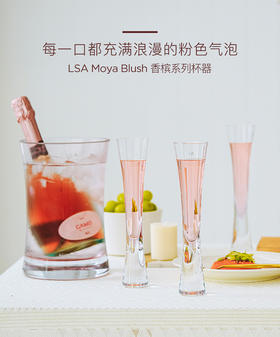 LSA Moya创意手工玻璃香槟杯套装 家用香槟气泡杯