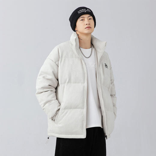 【春节不打烊】「三色可选！麂皮绒棉服」韩路日系男装 2022冬季新款潮牌加厚面包服棉衣外套上衣 商品图2