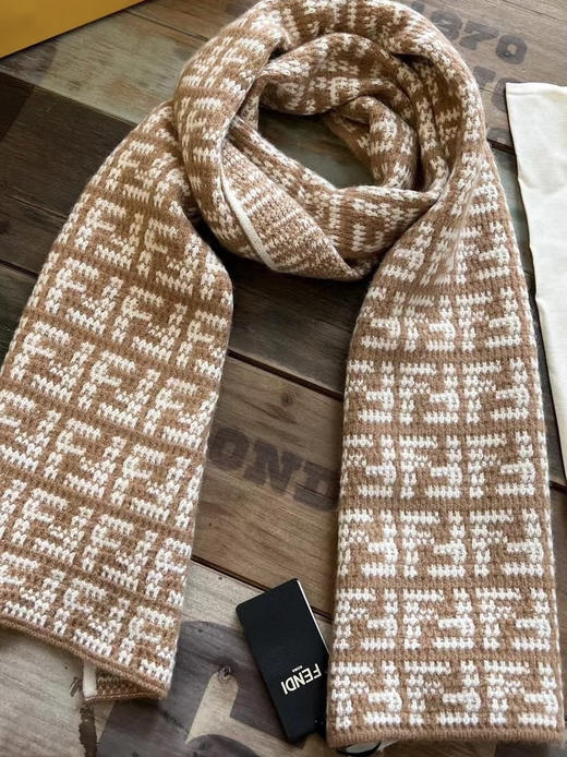 字母提花围巾。30*180 商品图6