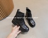 新品牛皮冬季薄绒舒适增高矮靴653B15526 商品缩略图6
