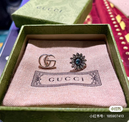 Gucci古驰  双G花朵柳丁耳钉 商品图2