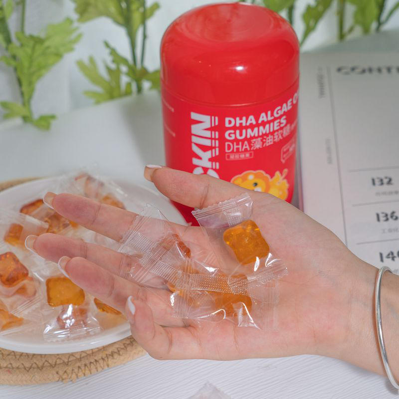 麦金利dha藻油软糖香橙味凝胶糖果休闲零食 摩迪r