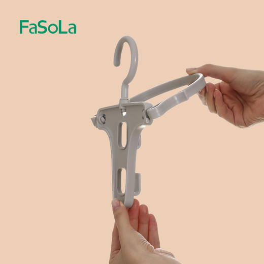 FaSoLa家用多功能衣帽辅助晒架晾衣架加厚防滑晒衣撑挂钩帽子神器 商品图3