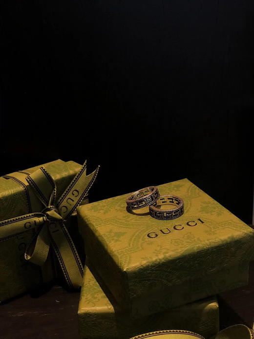 Gucci 古驰  方形G镂空戒 商品图2