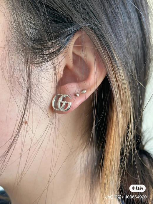 Gucci古驰  双G花朵柳丁耳钉 商品图6