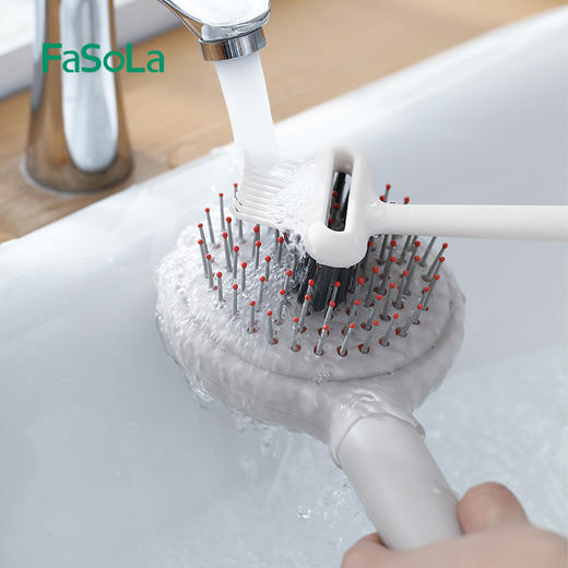 FaSoLa梳子清洁刷清理毛发工具气垫按摩梳头发清洁器卷发梳清洁器 商品图5