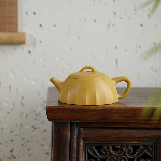 龙德堂陶艺 汤宣武制 《羽櫂》泥料克什米尔鸡油黄 180cc 库存请咨询客服 商品图0