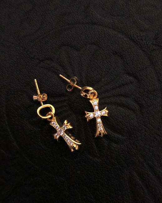 Chrome hearts 银镀金22k网红耳钉 商品图4