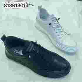 新品秋季牛皮单里百搭舒适男板鞋818B13013