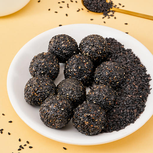停发】爆浆黑芝麻丸 高钙黑零食 不添加香精防腐色素125g/盒*2盒装 [福利品] 商品图0
